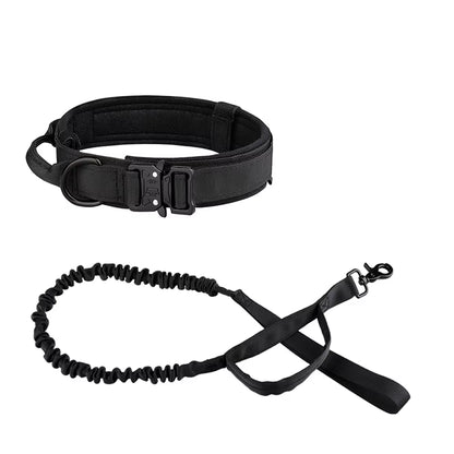Tactical Dog Collar & Leash Set – Power, Control & Comfort for Every Adventure