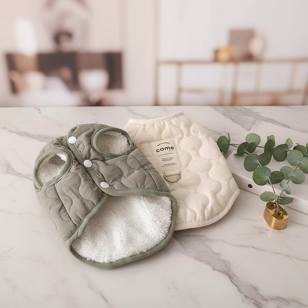 SnuggleShield Winter Coat – Warmth Meets Walk-Ready Convenience for Small Dogs & Cats